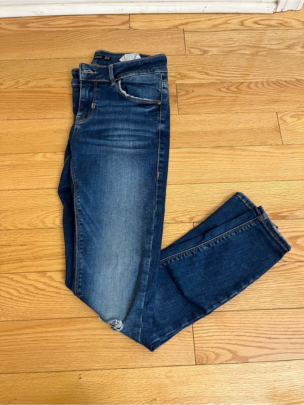 Zara Indigo Wash Skinny Jeans